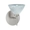 Besa Lighting Domi Mini Sconce, Marble, Satin Nickel Finish, 1x5W LED 1SW-174352-LED-SN - alternate 1